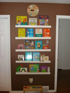 Five Montessori Kitaplık Duvar Rafı